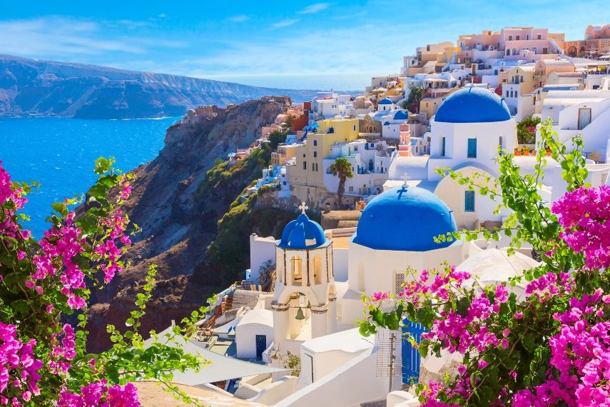 Santorini island