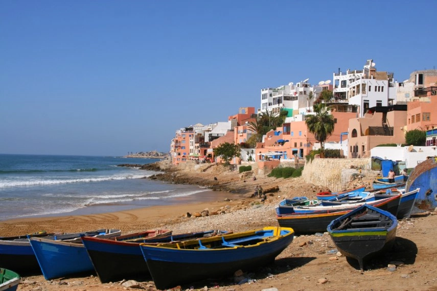 Taghazout beach near Agadir, Morocco