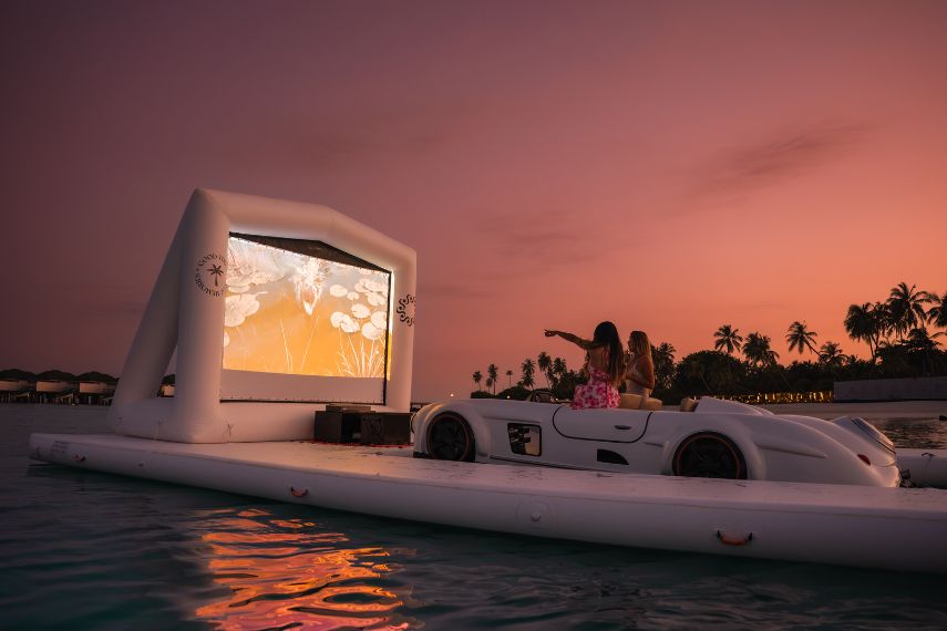 Experience JetCar Cinema only for USD 499 per couple