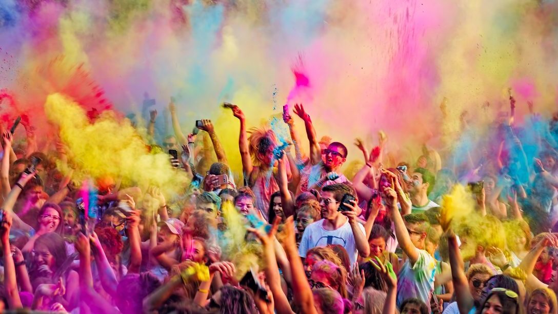 Holi festival Mauritius